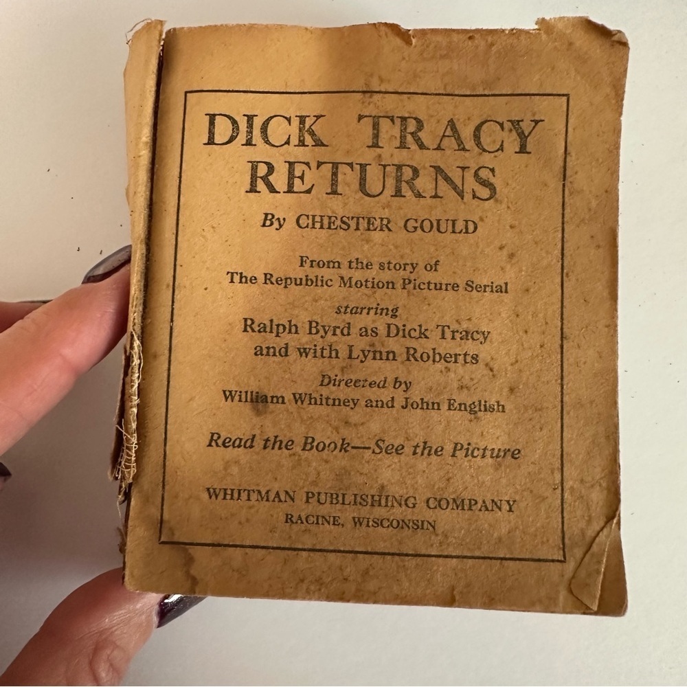 Vtg 7Pc Lot Big Little Book Dick Tracy Tarzan Foreign Legion Mac Of The Marines - Picture 9 of 11
